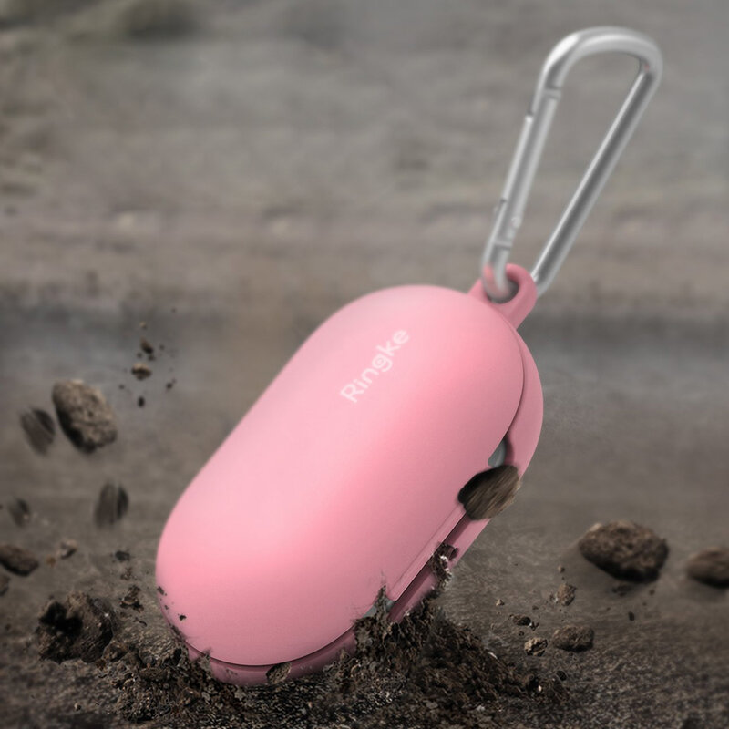 Husa Galaxy Buds/ Buds+ Ringke Case, holder de prindere, roz