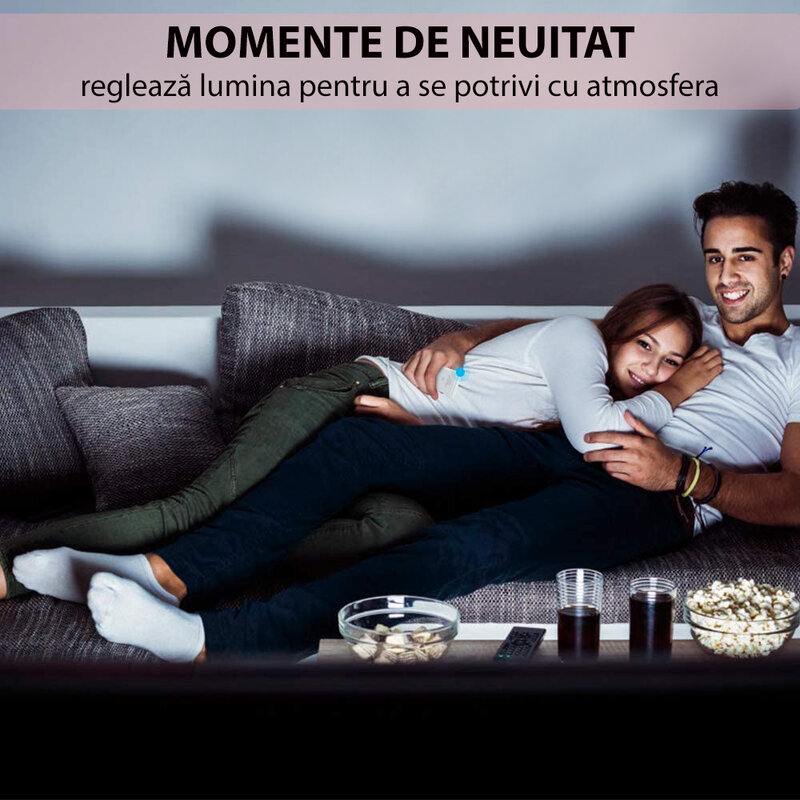 Variator de tensiune Sonoff D1, smart dimmer wifi, RF 433 MHz, 200W, alb