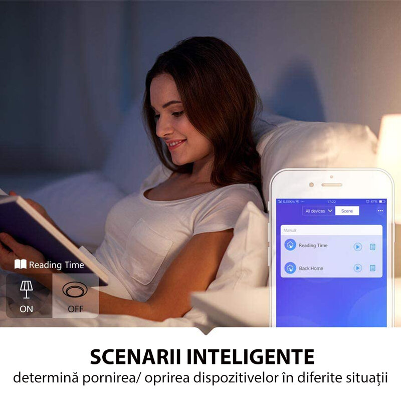 Releu wireless Sonoff Dual R2, Wi-Fi IoT, 2 canale, 10A, alb