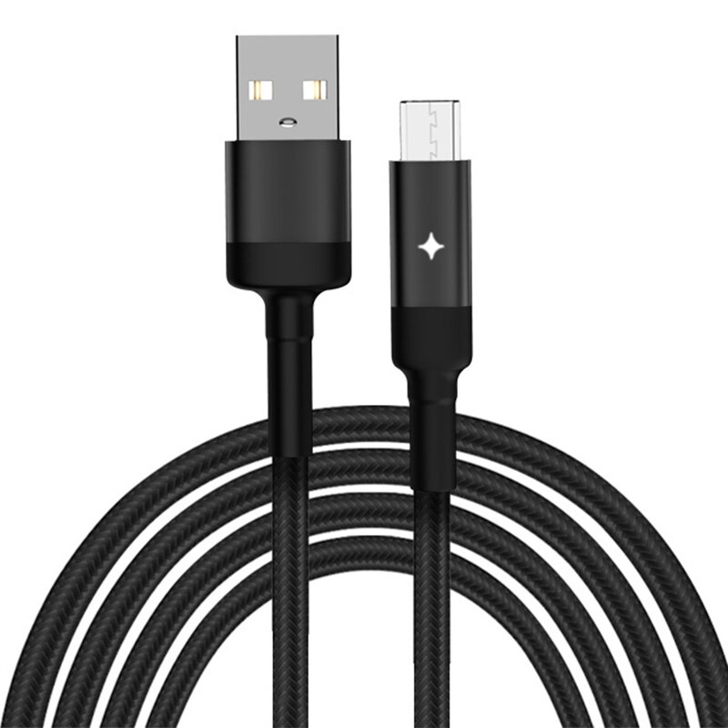 Cablu de date USB la Micro-USB Yesido CA28, 2.4A, 1.2m, negru