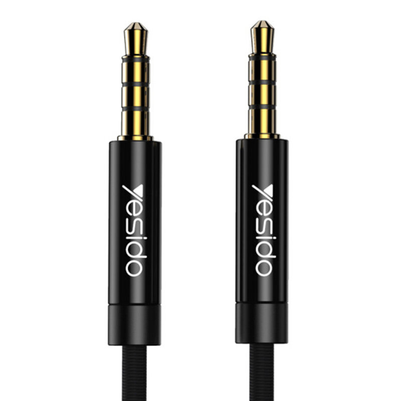 Cablu audio jack 3.5mm la Jack 3.5mm Yesido YAU16, stereo, 3m, negru