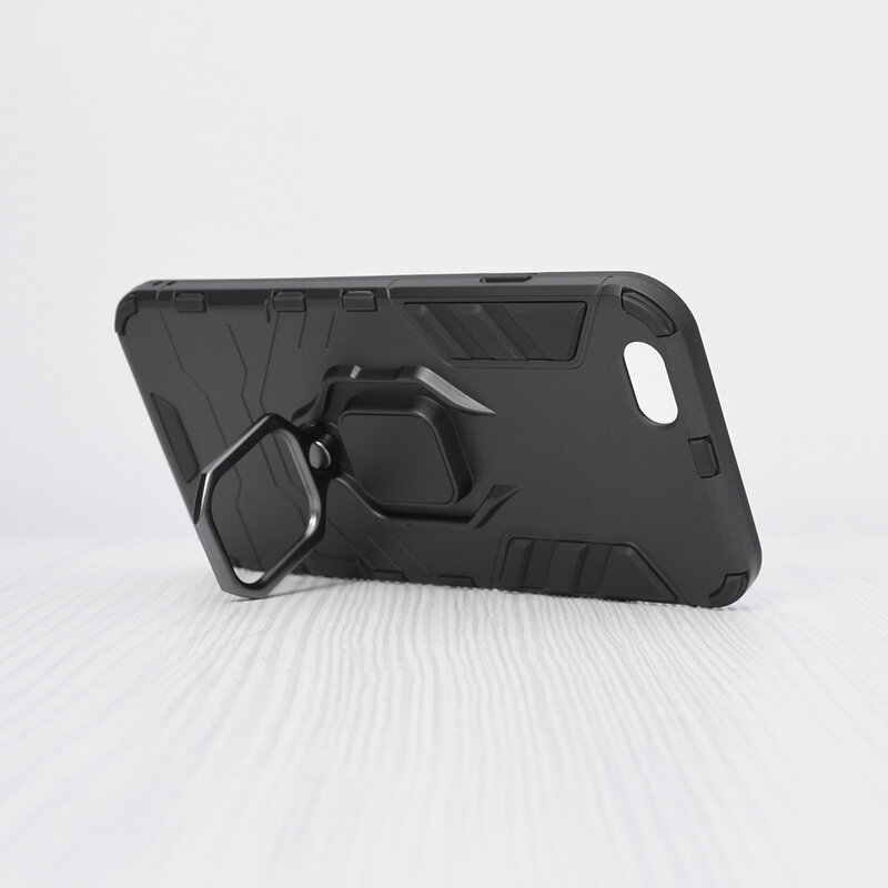 Husa iPhone 6 / 6S Techsuit Silicone Shield, Negru