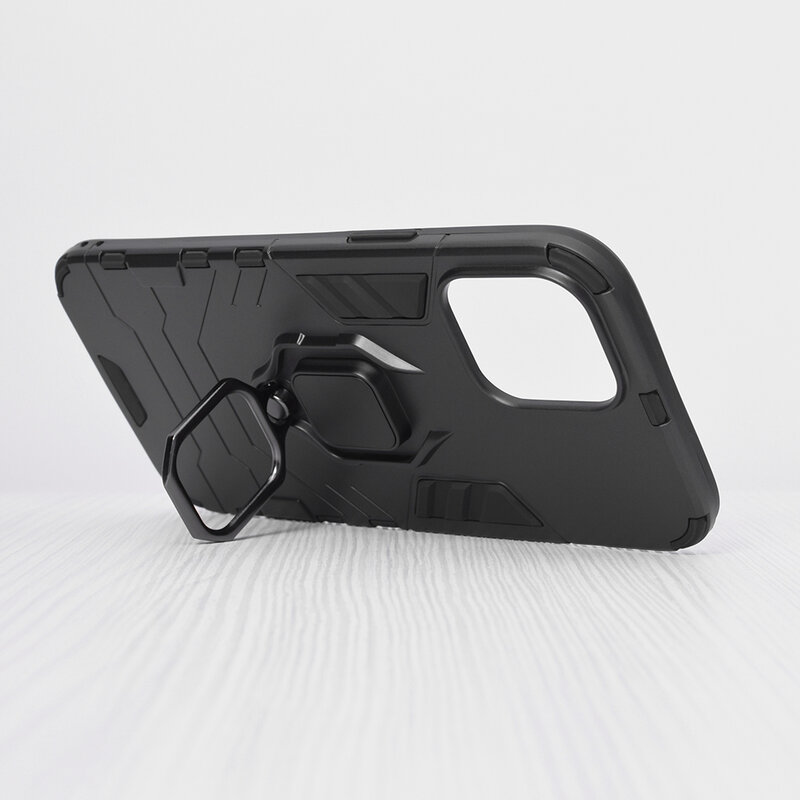 Husa iPhone 12 Pro Max Techsuit Silicone Shield, Negru