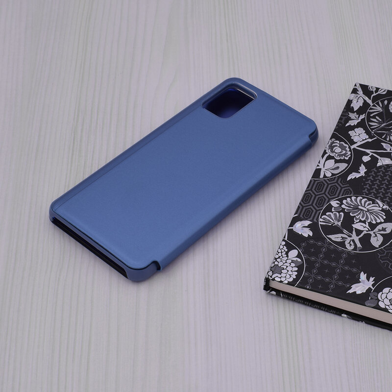 Husa Samsung Galaxy A31/ A51 Flip Standing Cover, albastru