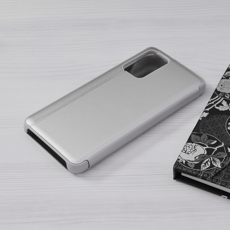 Husa Samsung Galaxy A52 5G Flip Standing Cover - Argintiu