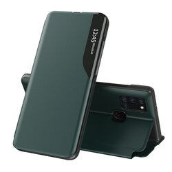 Husa Samsung Galaxy A21s Eco Leather View Flip Tip Carte - Verde