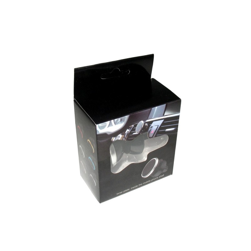 Suport Grila Ventilatie Auto Magnetic Pentru Telefon - Argintiu