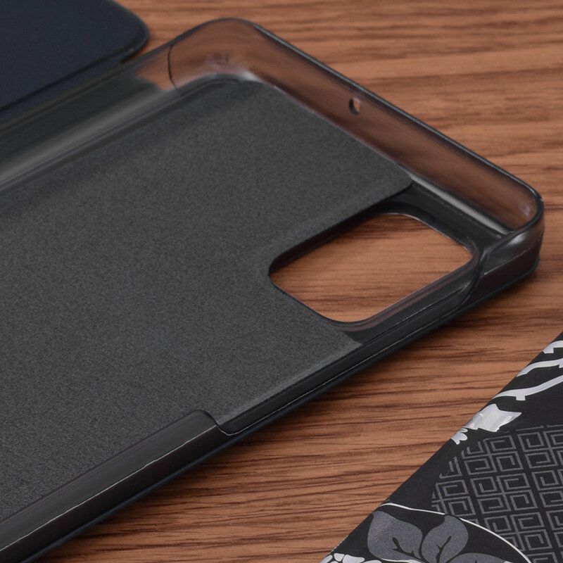 Husa Samsung Galaxy M51 Eco Leather View Flip Tip Carte - Albastru