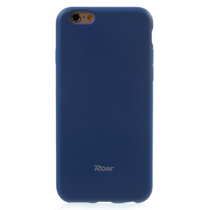 Husa iPhone 6, 6s Roar Colorful Jelly Case Albastru Mat