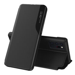 Husa Samsung Galaxy Note 20 Ultra 5G Eco Leather View Flip Tip Carte - Negru