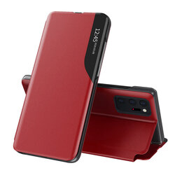 Husa Samsung Galaxy Note 20 Ultra Eco Leather View flip tip carte, rosu