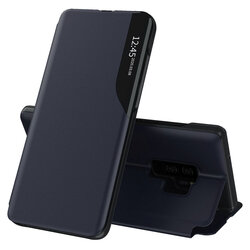 Husa Samsung Galaxy S9 Plus Eco Leather View Flip Tip Carte - Albastru