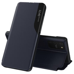 Husa Samsung Galaxy S10 Lite Eco Leather View Flip Tip Carte - Albastru