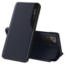 Husa Samsung Galaxy S20 FE Eco Leather View Flip Tip Carte - Albastru