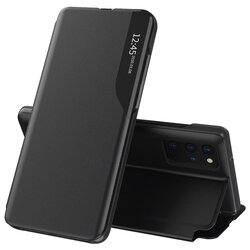 Husa Samsung Galaxy S20 Plus 5G Eco Leather View Flip Tip Carte - Negru
