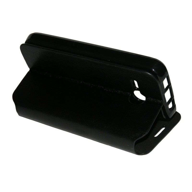 Husa Huawei Ascend Y220 Toc Flip Carte Negru