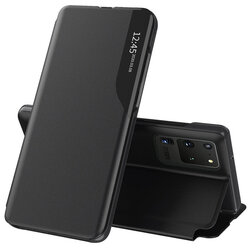 Husa Samsung Galaxy S20 Ultra 5G Eco Leather View Flip Tip Carte - Negru
