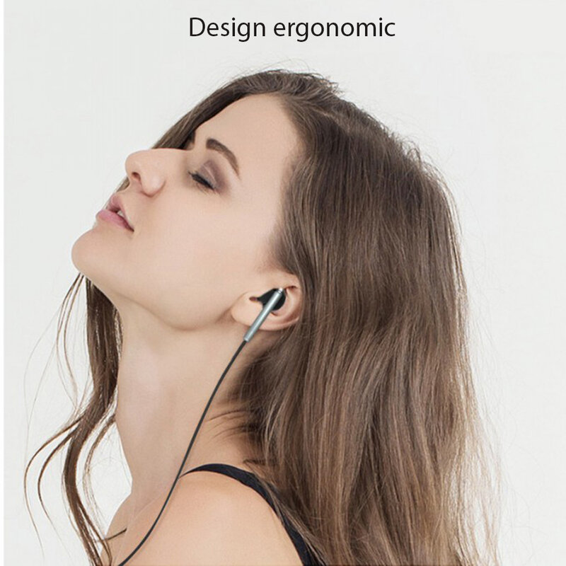 Casti cu fir in-ear Yesido YH23, stereo, microfon, Jack 3.5mm, 1.2m, negru