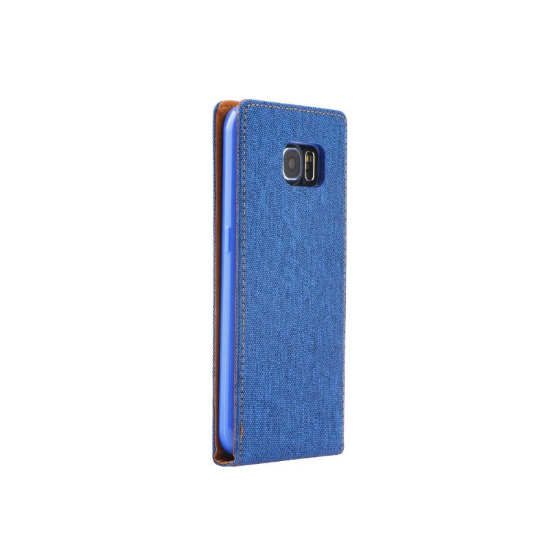 Husa Canvas Vertical Samsung Galaxy S6 G920 - Albastru