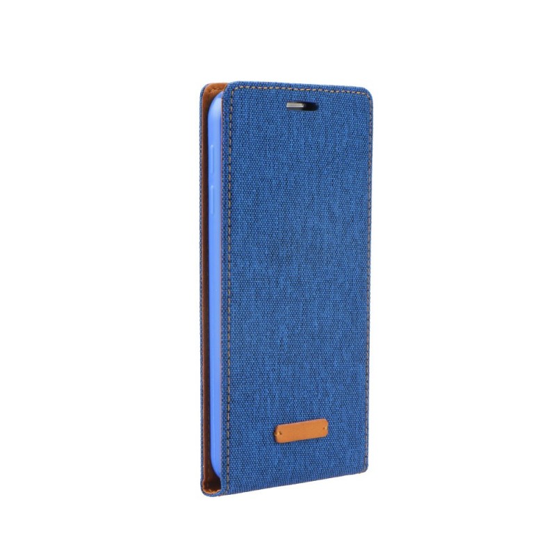 Husa Canvas Vertical Samsung Galaxy S6 G920 - Albastru