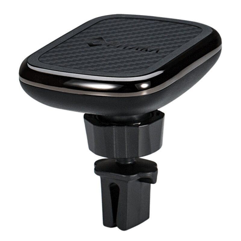 Suport telefon auto Pitaka MagEZ iPhone 12, prindere grila ventilatie, negru