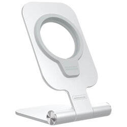 Suport birou incarcator iPhone 12 wireless MagSafe Nillkin, argintiu