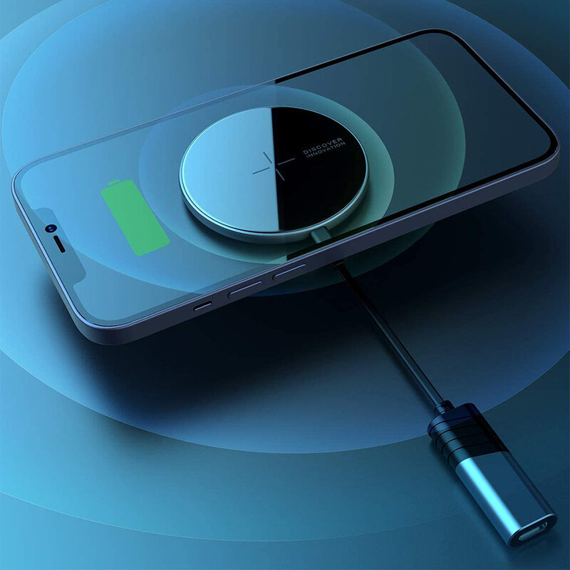 Incarcator wireless iPhone 12 MagSafe Nillkin, 10W, negru, NKT06