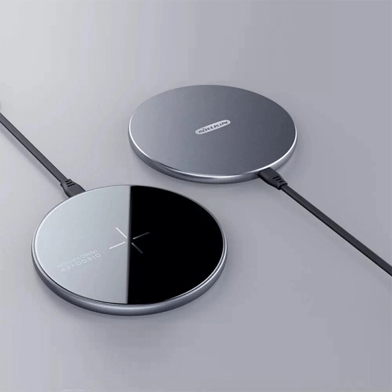 Incarcator wireless iPhone 12 MagSafe Nillkin, 10W, negru, NKT06