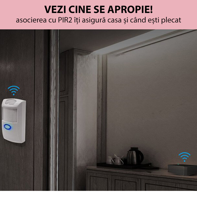 Hub inteligent Sonoff RF Bridge Wi-Fi, sistem wireless smart home, 433 MHz, negru