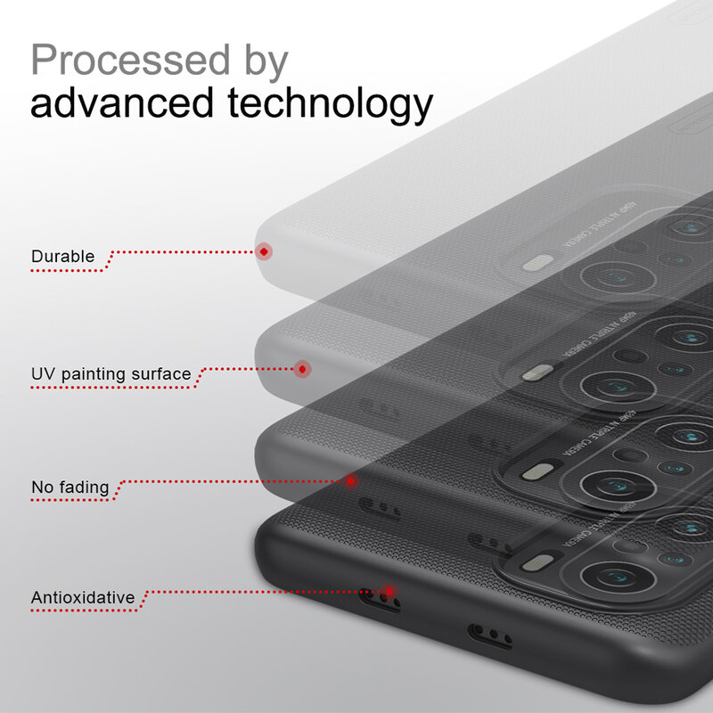 Husa Xiaomi Poco F3 Nillkin Super Frosted Shield, albastru