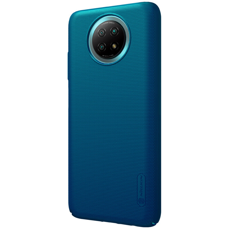 Husa Xiaomi Redmi Note 9T 5G Nillkin Super Frosted Shield, albastru