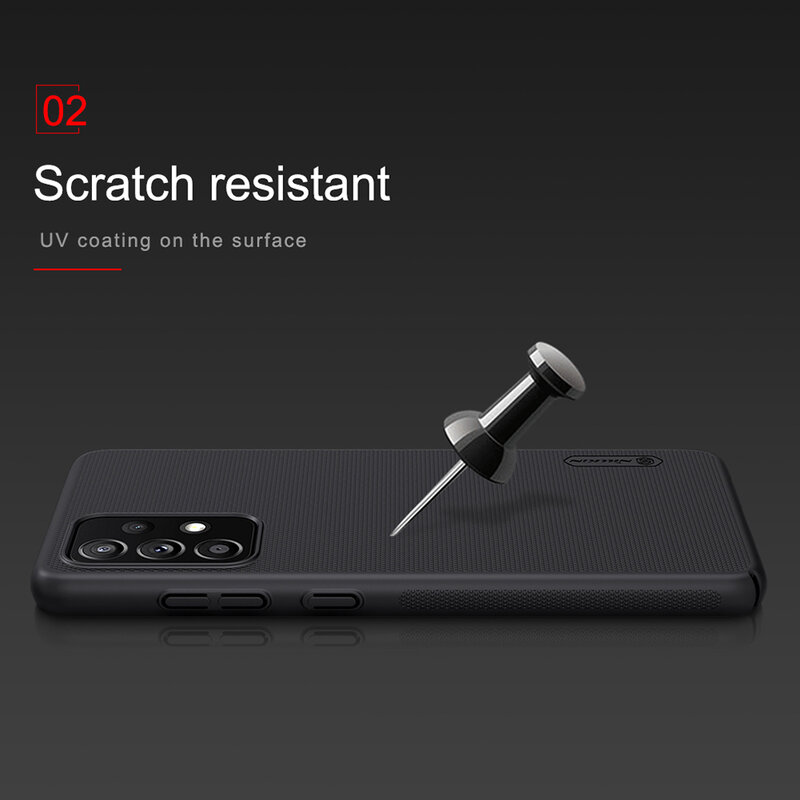 Husa Samsung Galaxy A52 5G Nillkin Super Frosted Shield, negru