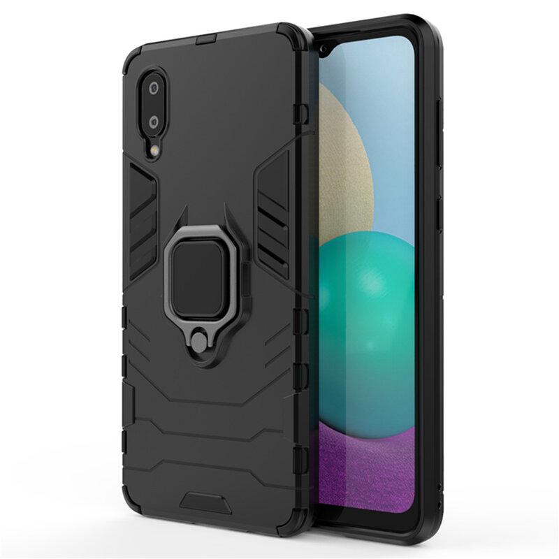 Husa Samsung Galaxy M02 Techsuit Silicone Shield, negru