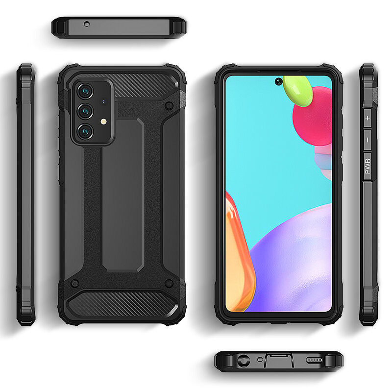 Husa Samsung Galaxy A32 4G Techsuit Hybrid Armor, negru