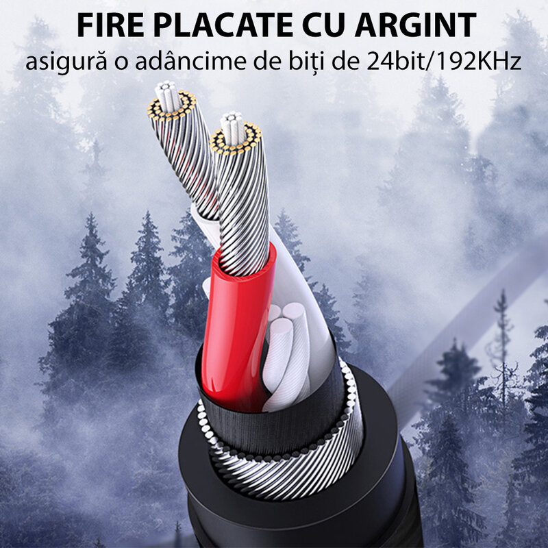 Cablu audio jack 3.5mm la Jack 3.5mm Yesido YAU16, stereo, 3m, negru