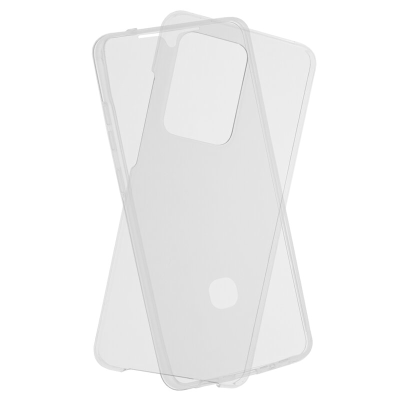 Husa Samsung Galaxy S20 Ultra FullCover 360 Cu Senzor De Amprenta - Transparent