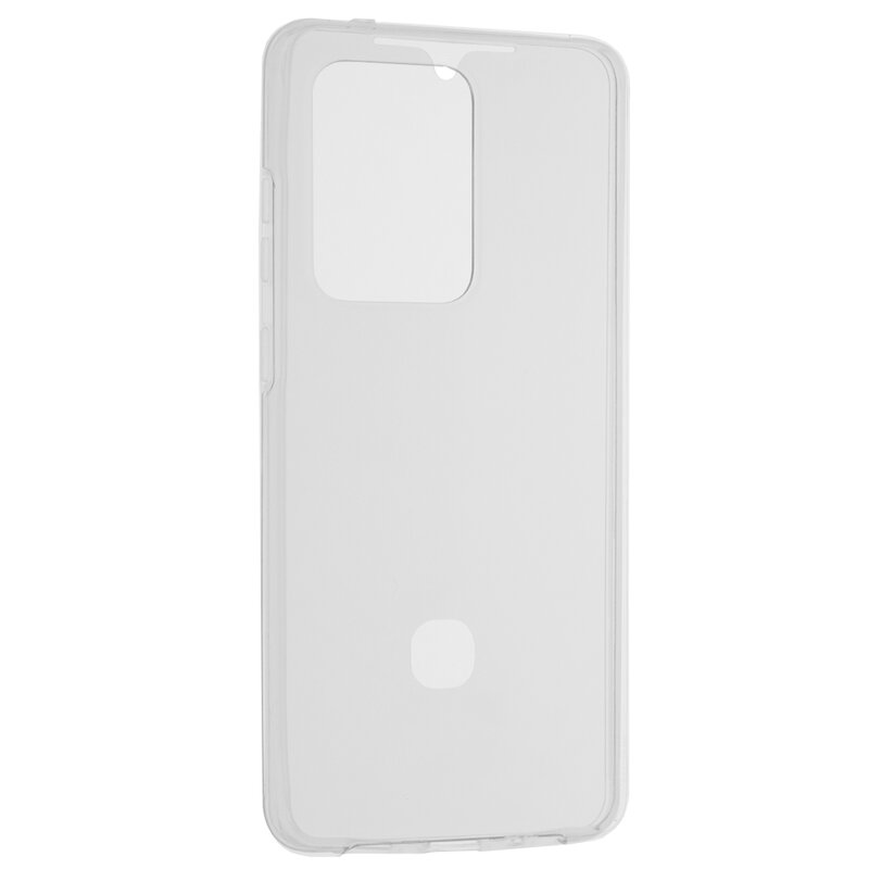 Husa Samsung Galaxy S20 Ultra FullCover 360 Cu Senzor De Amprenta - Transparent