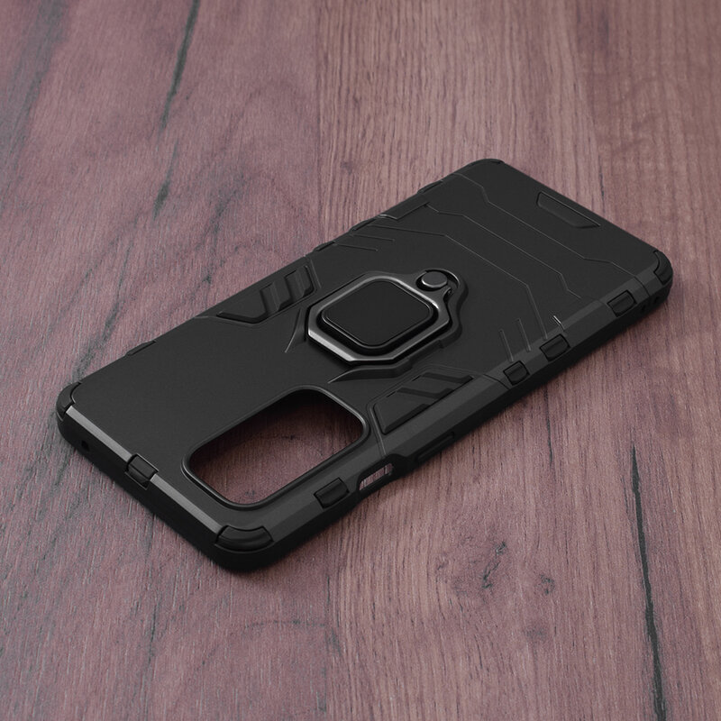 Husa OnePlus 9 Techsuit Silicone Shield, Negru