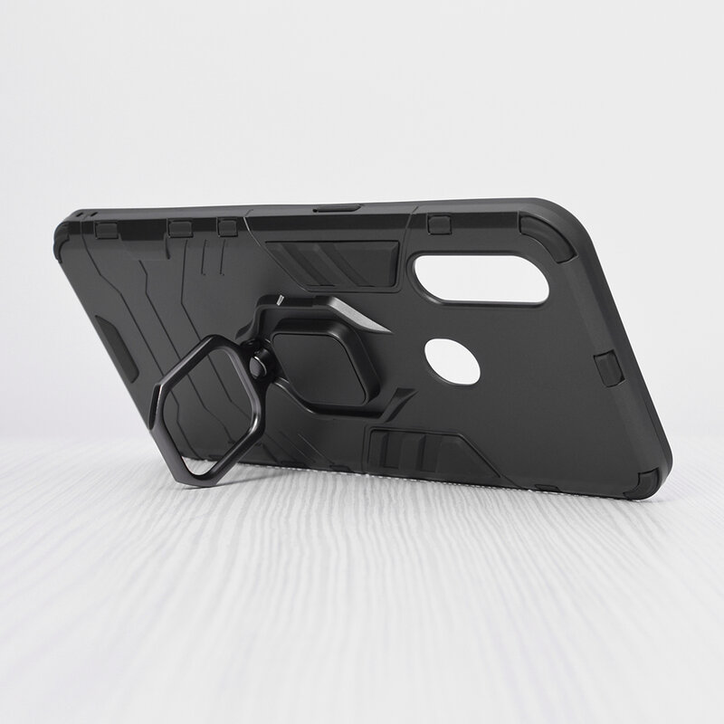 Husa Oppo A31 Techsuit Silicone Shield, Negru