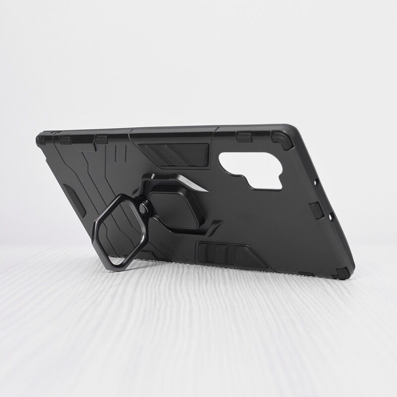 Husa Samsung Galaxy Note 10 Plus Techsuit Silicone Shield, Negru