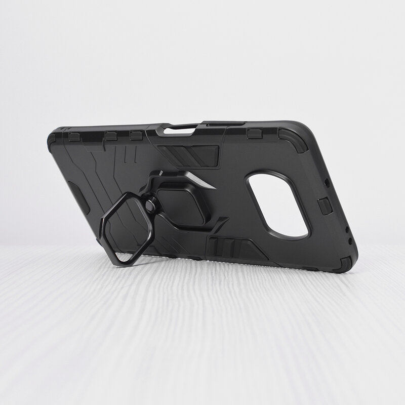 Husa Xiaomi Poco X3 Techsuit Silicone Shield, Negru