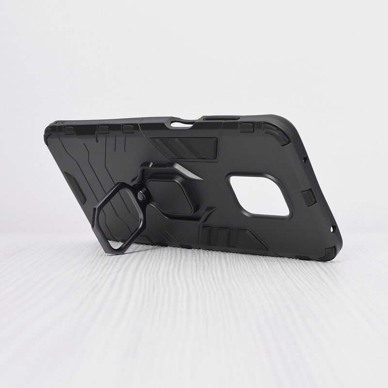 Husa Xiaomi Redmi Note 9S Techsuit Silicone Shield, Negru