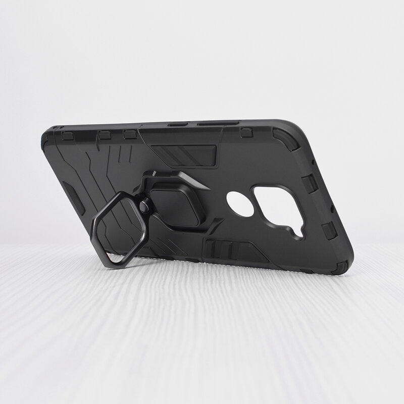 Husa Xiaomi Redmi Note 9 Techsuit Silicone Shield, Negru