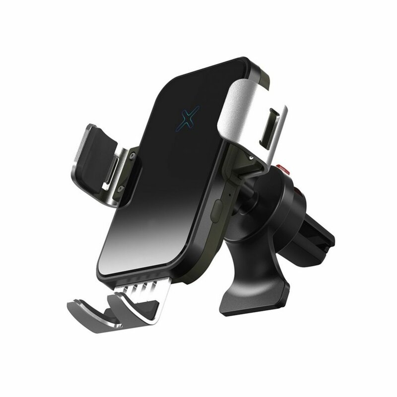 Suport telefon auto Tech-Protect R3 cu incarcator wireless, 15W, negru