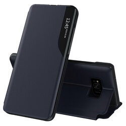 Husa Samsung Galaxy S8+, Galaxy S8 Plus Eco Leather View Flip Tip Carte - Albastru