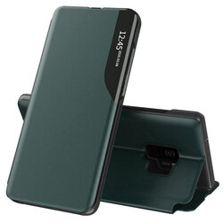 Husa Samsung Galaxy S9 Eco Leather View Flip Tip Carte - Verde