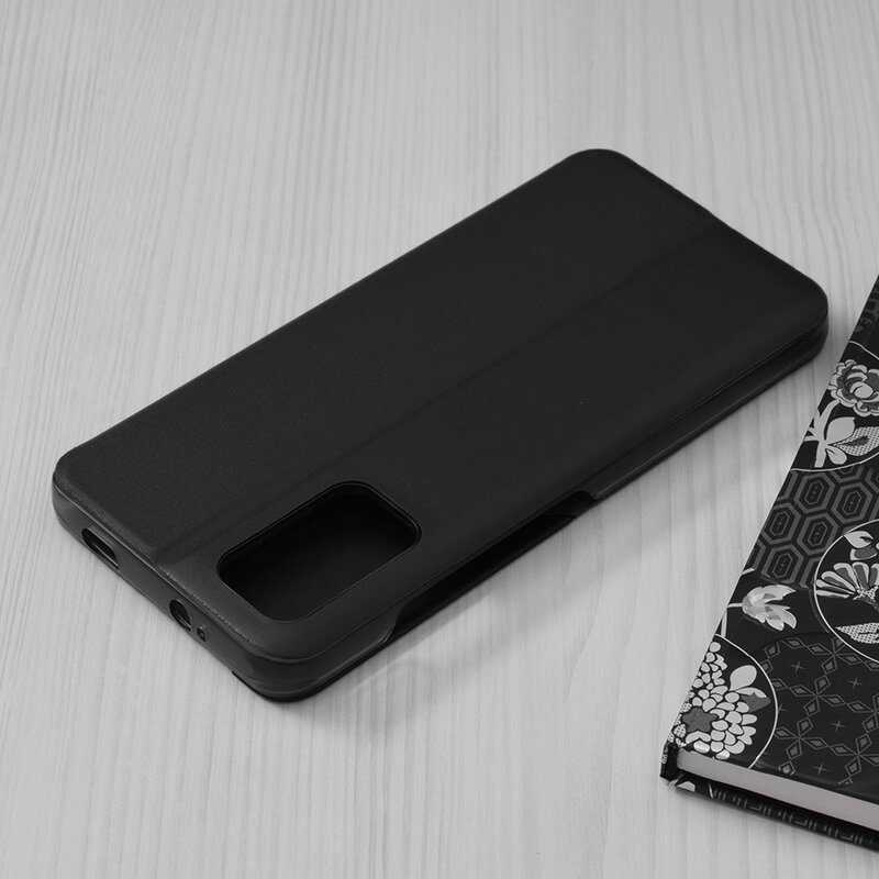 Husa Xiaomi Poco M3 Eco Leather View Flip Tip Carte - Negru