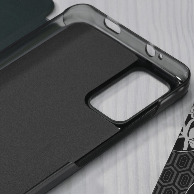 Husa Xiaomi Poco M3 Eco Leather View Flip Tip Carte - Verde