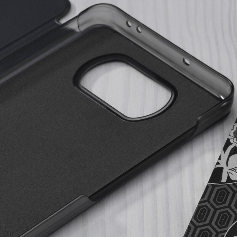 Husa Xiaomi Poco X3 Eco Leather View Flip Tip Carte - Albastru