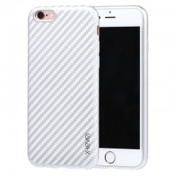 Husa Iphone 6,6s X-Level ColorFiber - Silver